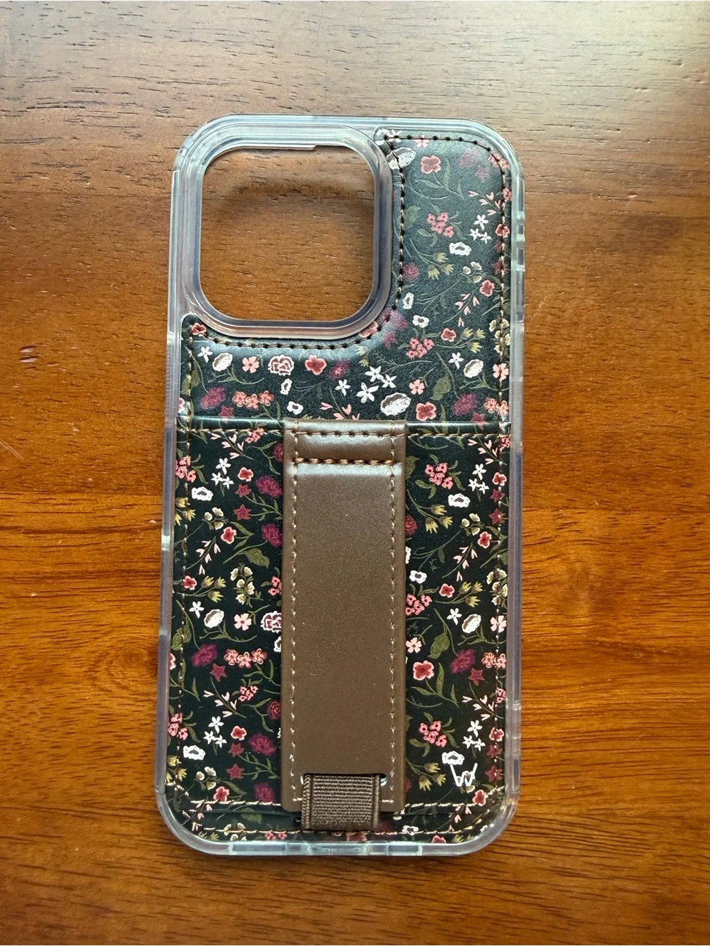 Twilight Blossom Walli Case for iPhone 16 Pro w/ matching zipper pouch & lanyard